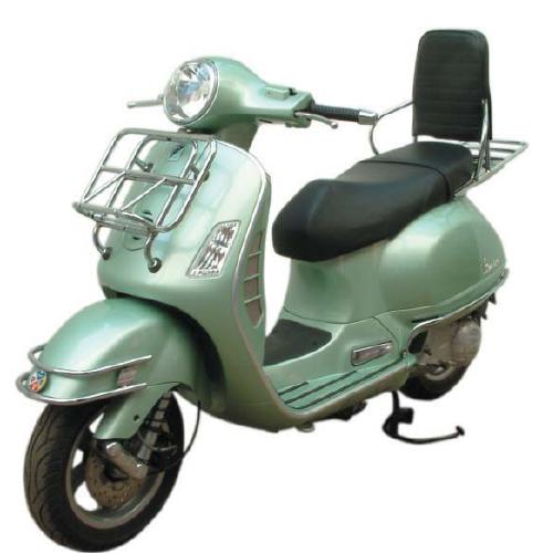 Luggage carrier front Cuppini chrome for Vespa GT-GTS